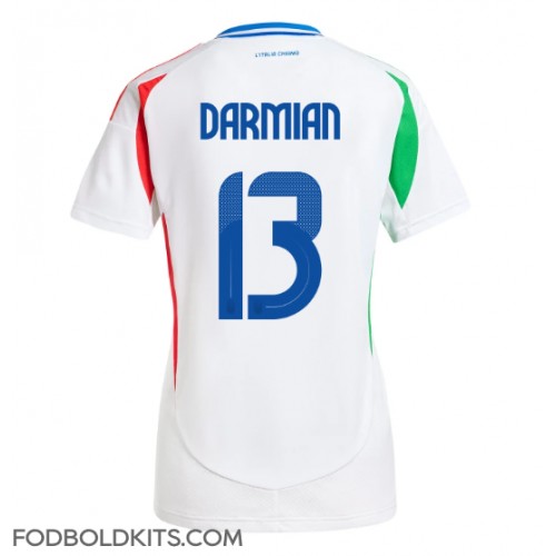 Italien Matteo Darmian #13 Udebanetrøje Dame EM 2024 Kortærmet